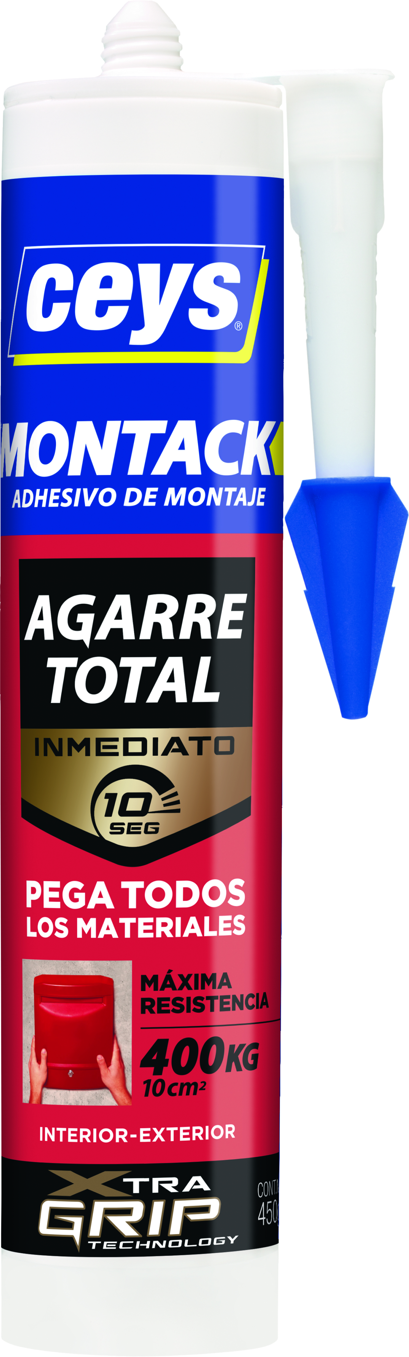 Ceys Montack Adhesivo De Montaje Agarre Total - Pega Todos Los Materiales -  Transparente De 315 Gram - Guanxe Atlantic Marketpla